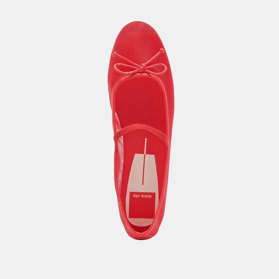 Sneakers And Moccasins DOLCE VITA | Cadel Ballet Red Mesh Shoes