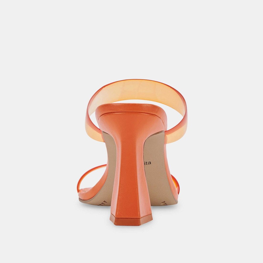 Jump DOLCE VITA | Novah Heels Tangerine Vinyl