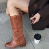 Boots And Boots DOLCE VITA | Illora Brown Leather Boots