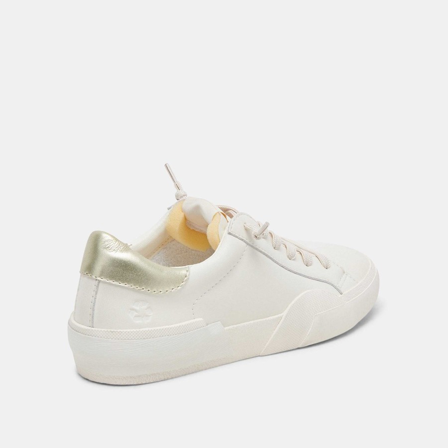 Tennis DOLCE VITA | Zina Foam 360 White Gold Recycled Leather Sneakers