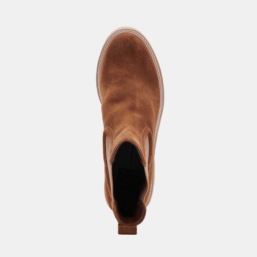 Boots And Boots DOLCE VITA | Hawk H2O Dk Brown Suede Boots