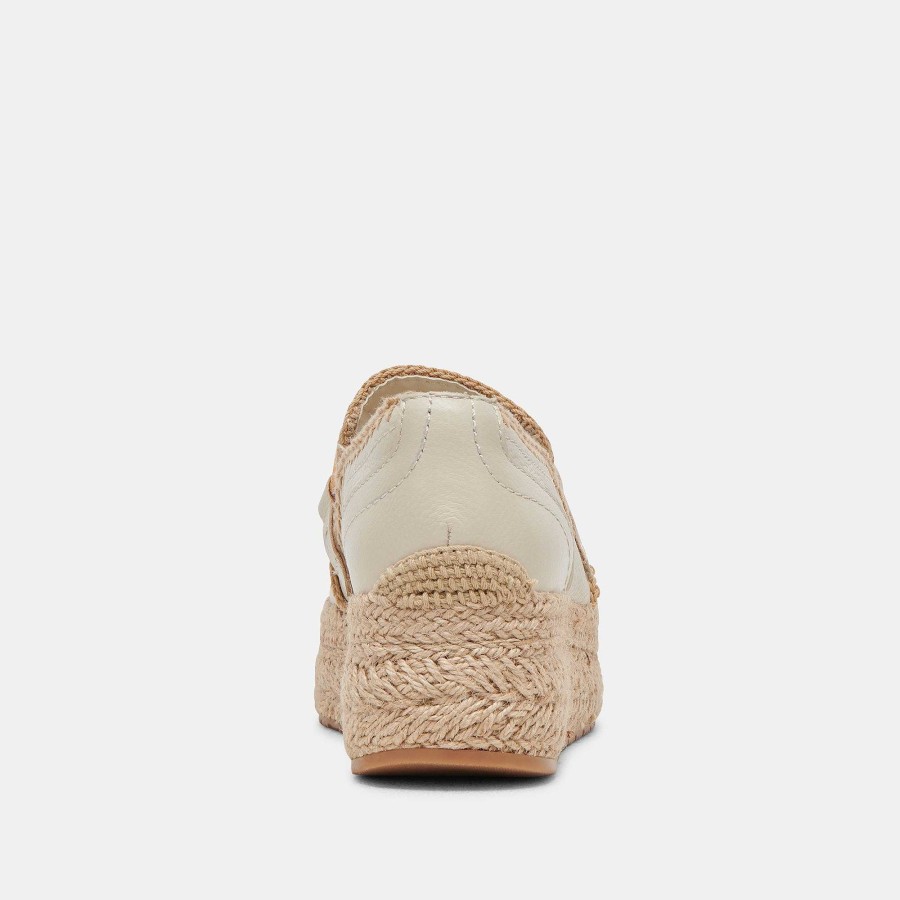 Sneakers And Moccasins DOLCE VITA | Jhenee Alpercata Ivory Leather Sneakers