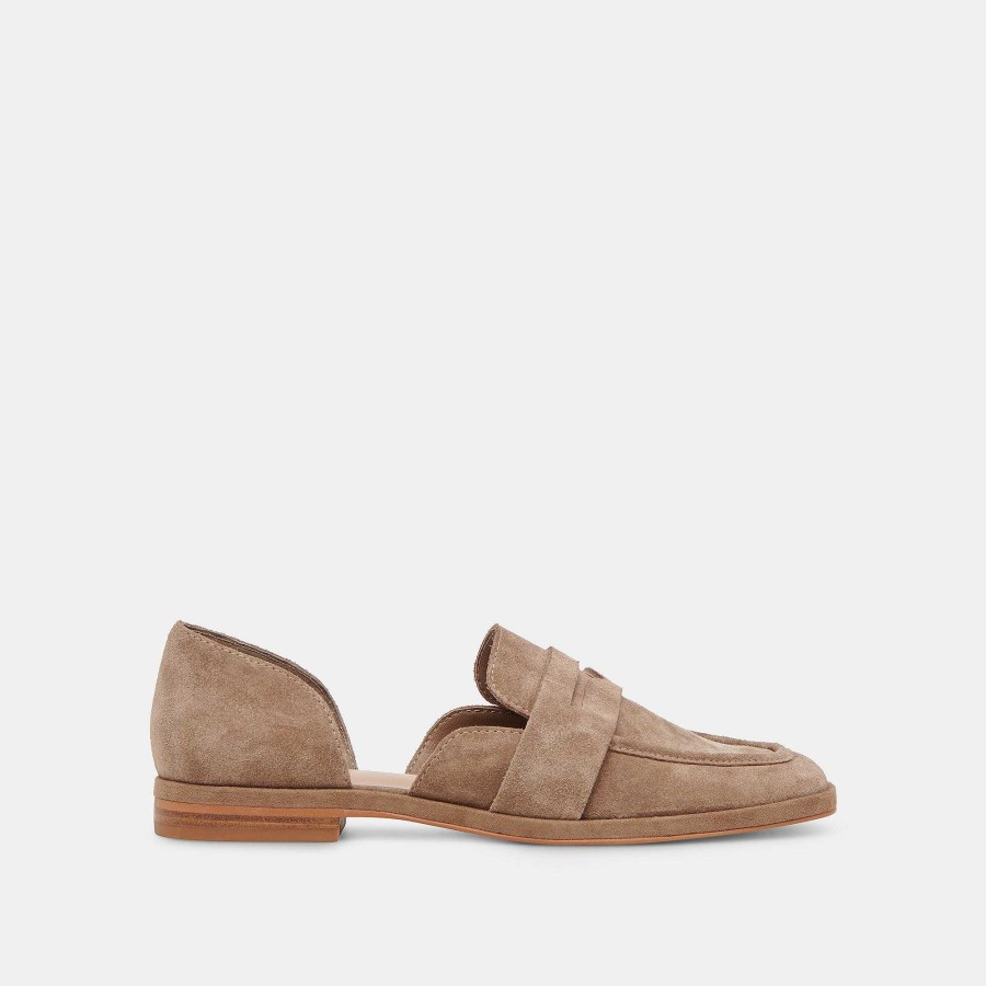 Sneakers And Moccasins DOLCE VITA | Moyra Flats Suede Truffle