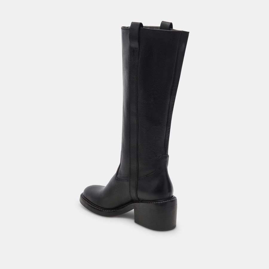 Boots And Boots DOLCE VITA | Illora Black Leather Boots