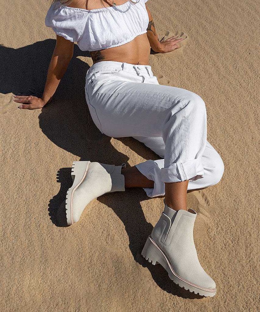 Boots And Boots DOLCE VITA | Sandstone Canvas Huey Booties