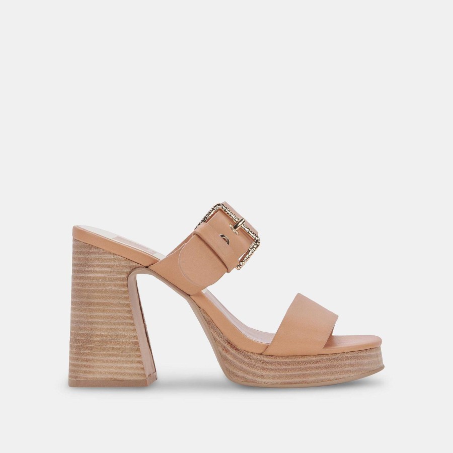 Jump DOLCE VITA | Landry Brown Leather Heels