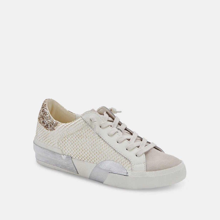 Tennis DOLCE VITA | Zina Sneakers In White Embossed Leather