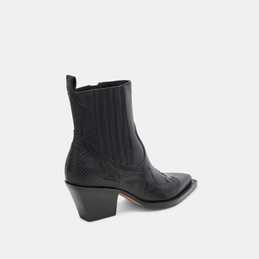 Boots And Boots DOLCE VITA | Ramson Black Leather Boots