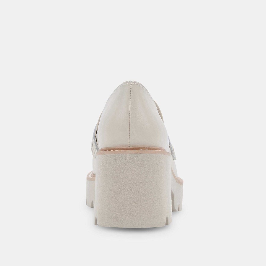 Sneakers And Moccasins DOLCE VITA | Halona Ivory Leather Loafers