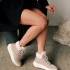 Tennis DOLCE VITA | Debbie Plush Gray Suede Sneakers