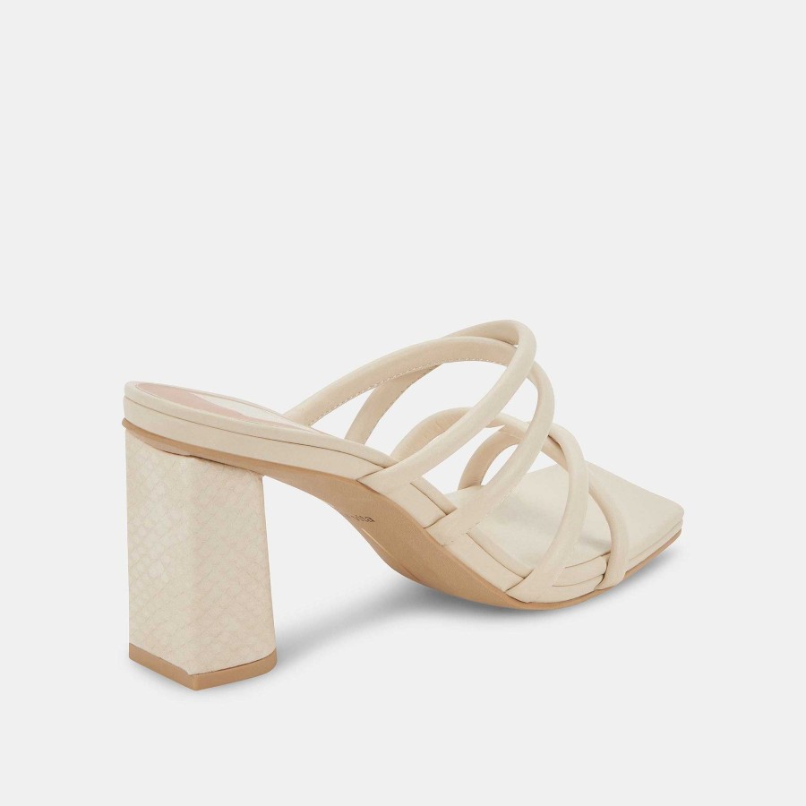 Jump DOLCE VITA | Patsi Ivory Leather Heels