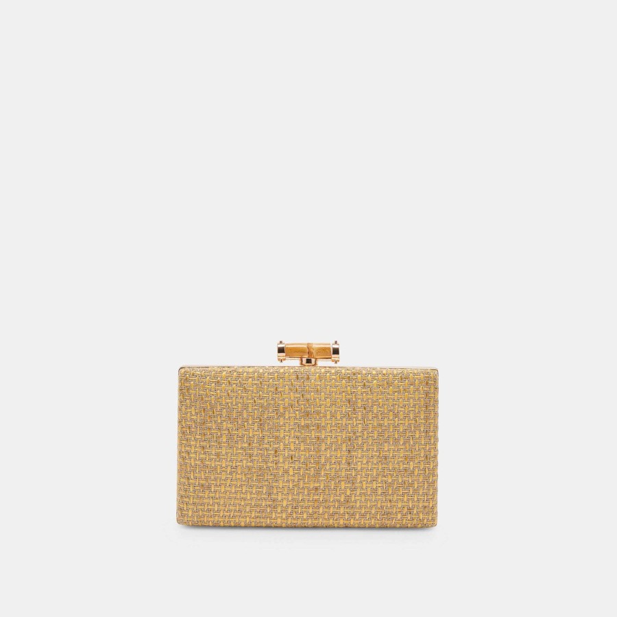 Scholarships DOLCE VITA | Sandy Clutch Natural Fabric