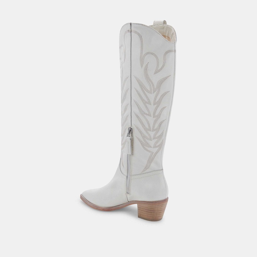 Boots And Boots DOLCE VITA | Solei White Leather Boots