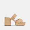 Jump DOLCE VITA | Latoya Heels Lt Natural Raffia