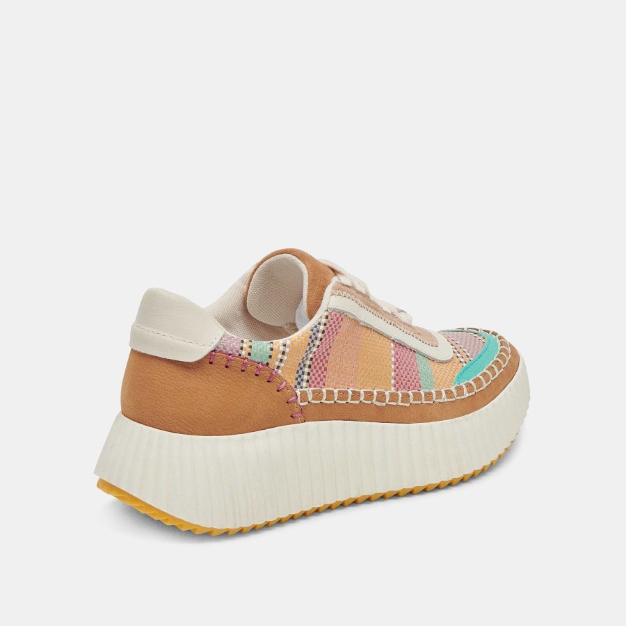 Tennis DOLCE VITA | Dolen Tan Multi Raffia Sneakers