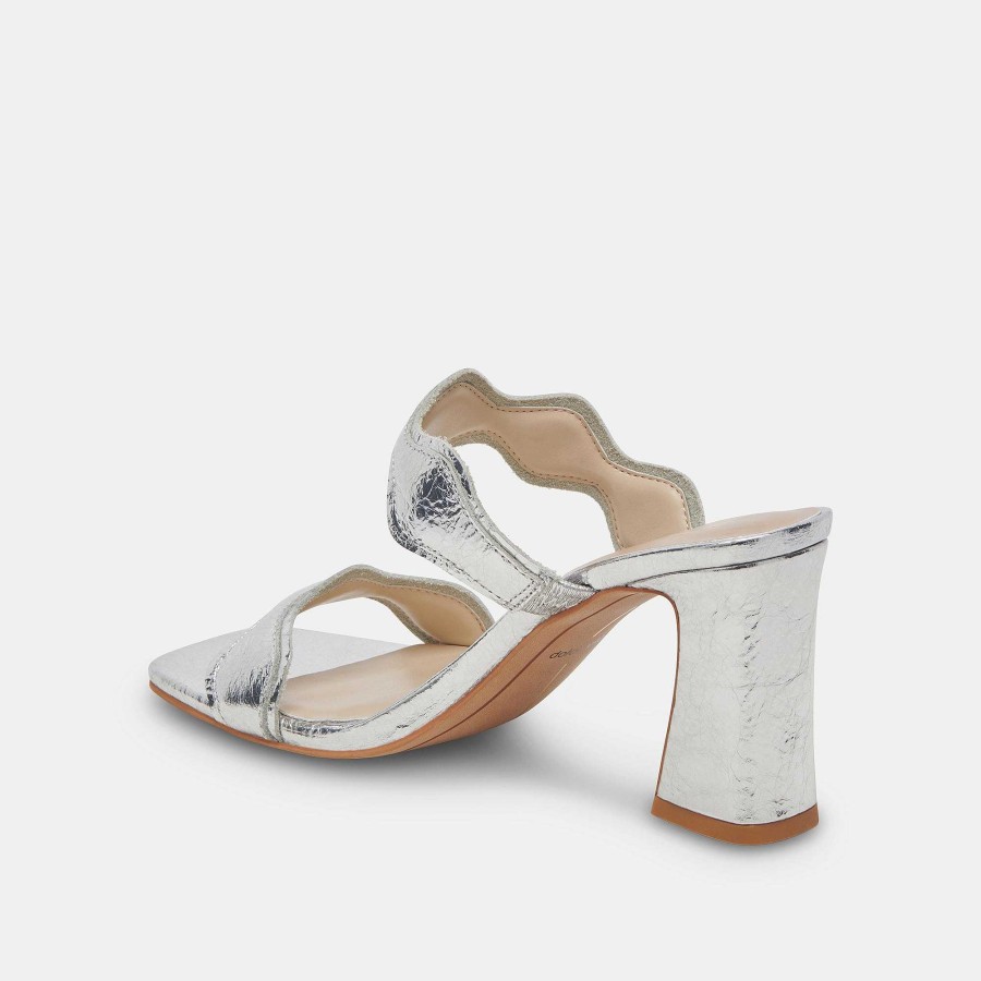 Jump DOLCE VITA | Ilva Silver Aged Leather Heels