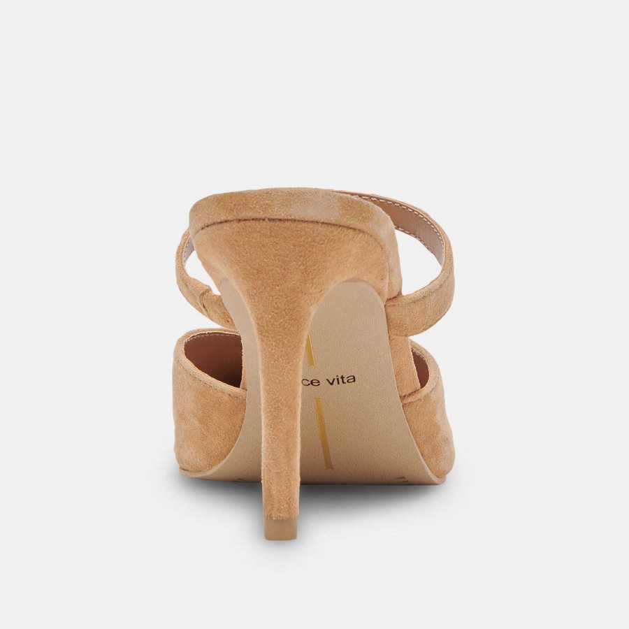 Jump DOLCE VITA | Kanika Suede Heels Brown