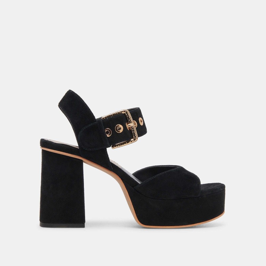 Jump DOLCE VITA | Bobby Onyx Suede Heels