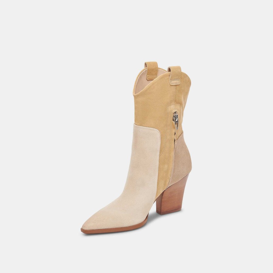 Boots And Boots DOLCE VITA | Ragen Taupe Multi Suede Boots