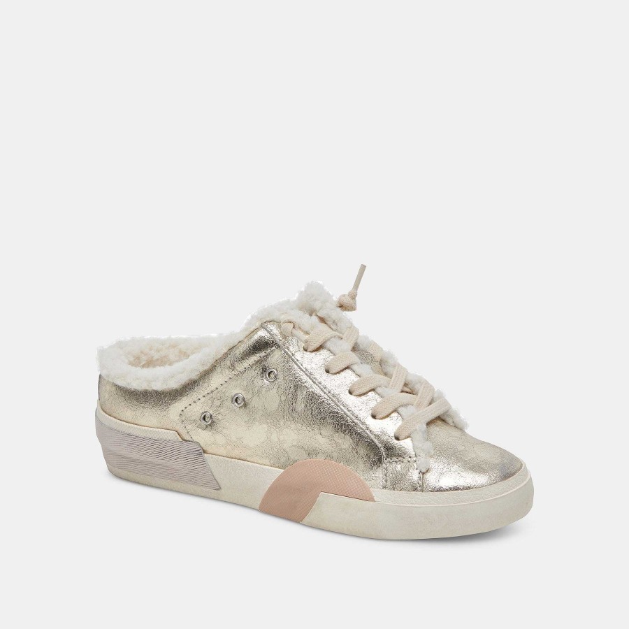 Tennis DOLCE VITA | Zantel Platinum Aged Leather Sneakers