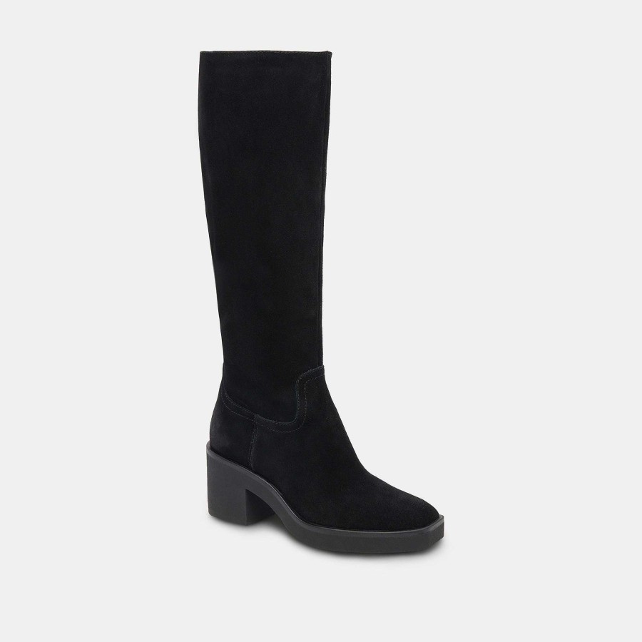 Boots And Boots DOLCE VITA | Harrah H2O Onyx Suede Boots