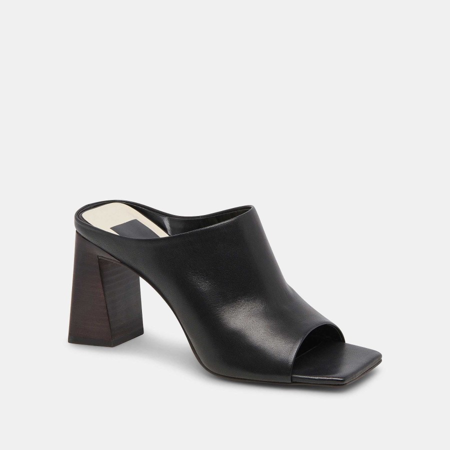 Jump DOLCE VITA | Lizzo Black Leather Heels