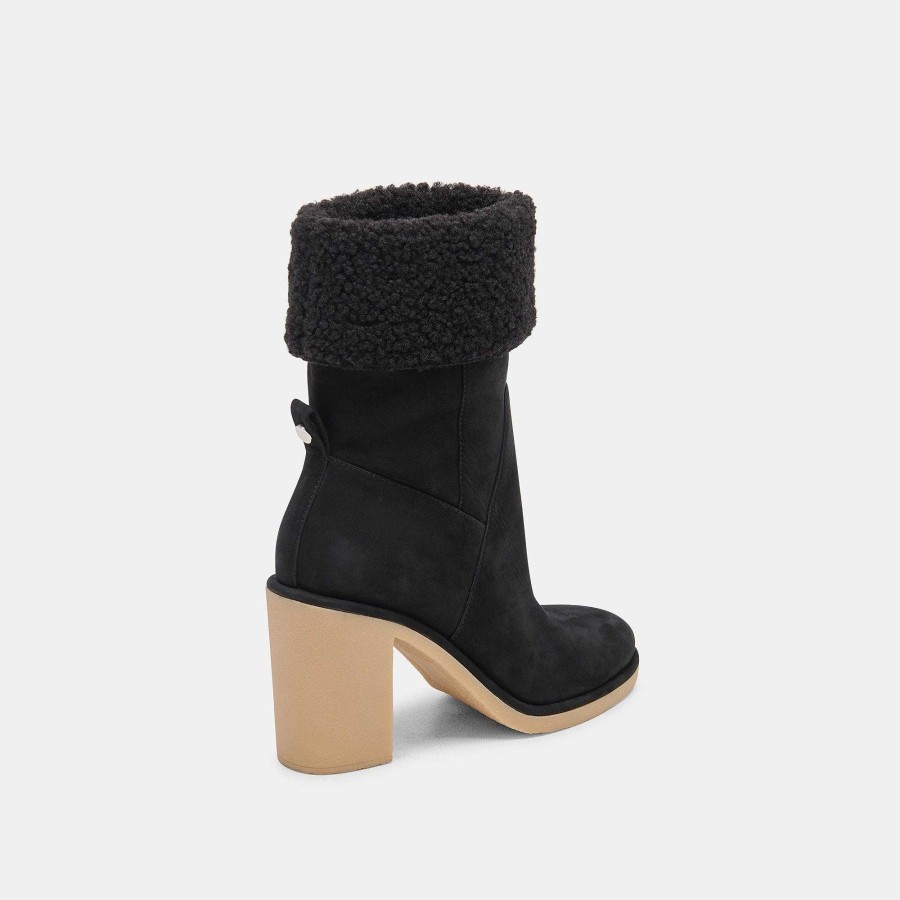 Boots And Boots DOLCE VITA | Caddy Plush Black Nubuck Boots