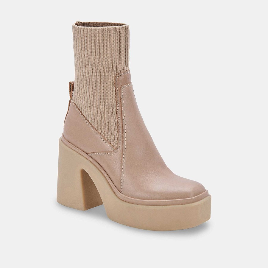 Boots And Boots DOLCE VITA | Odina Taupe Leather Boots