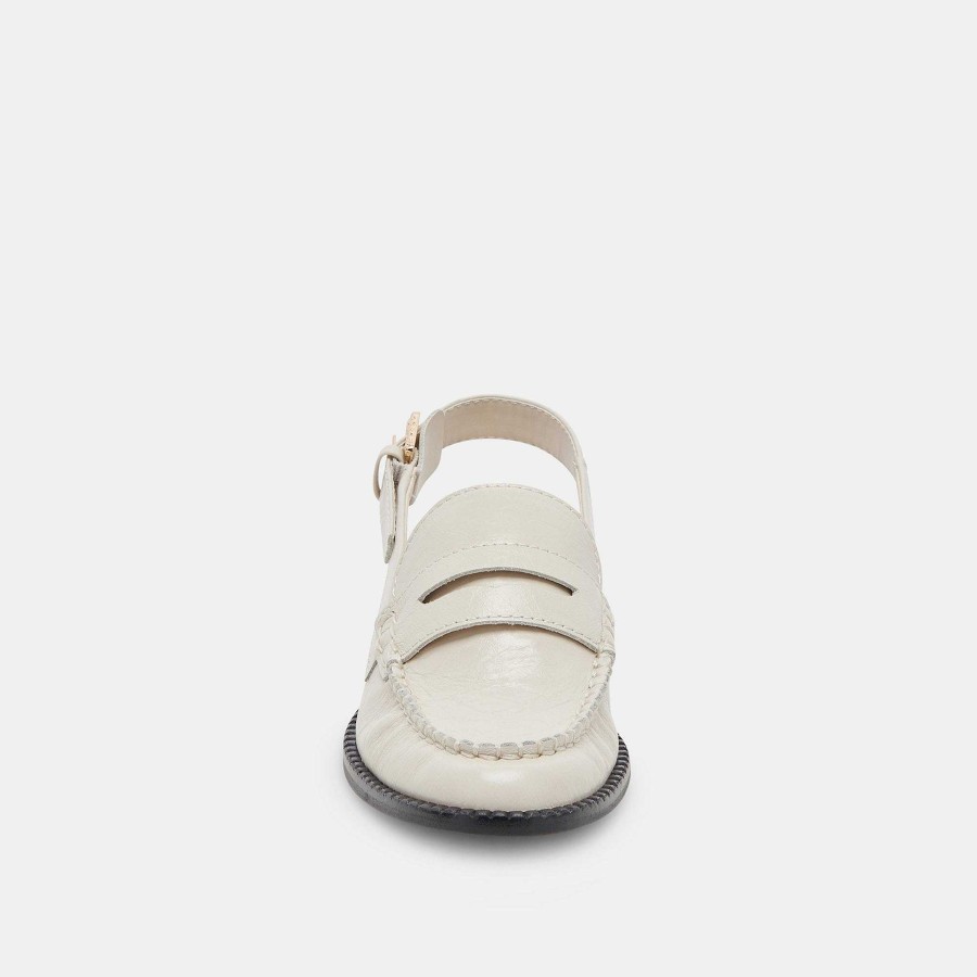 Sneakers And Moccasins DOLCE VITA | Hardi Ivory Patent Loafers