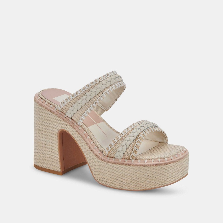 Jump DOLCE VITA | Capricho Heel Raffia Oats