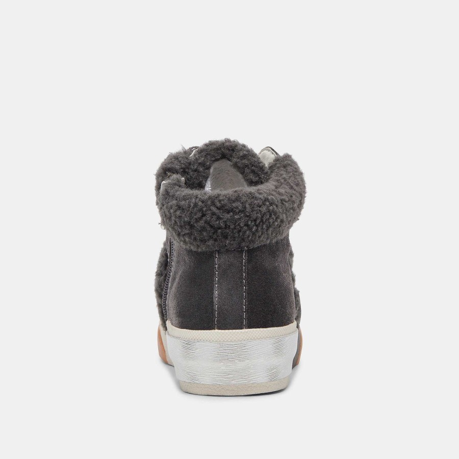 Tennis DOLCE VITA | Zilvia Plush Anthracite Suede Sneakers