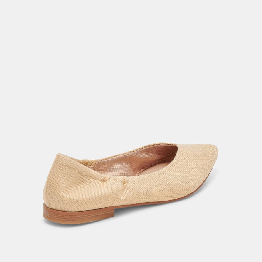 Sneakers And Moccasins DOLCE VITA | Nadav Ballet Flats Lt Rafia Natural