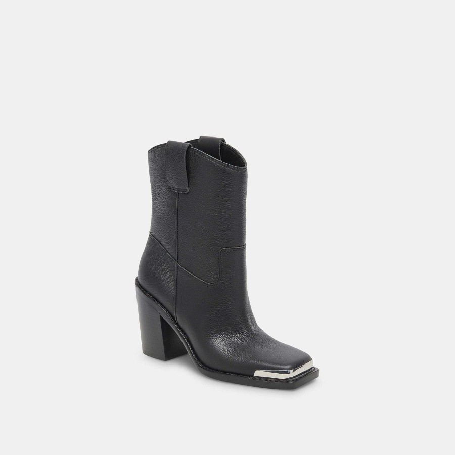 Boots And Boots DOLCE VITA | Falon Black Leather Boots