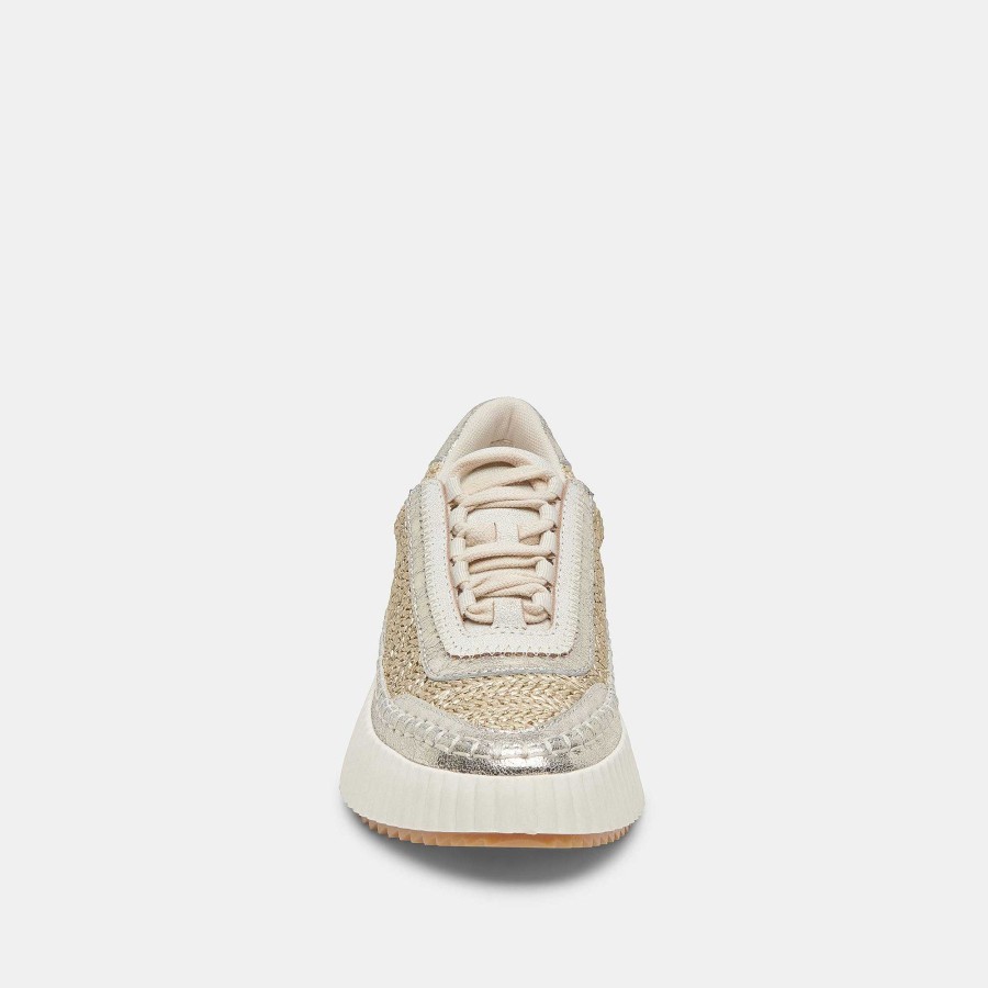 Tennis DOLCE VITA | Dolen Gold Mesh Sneakers