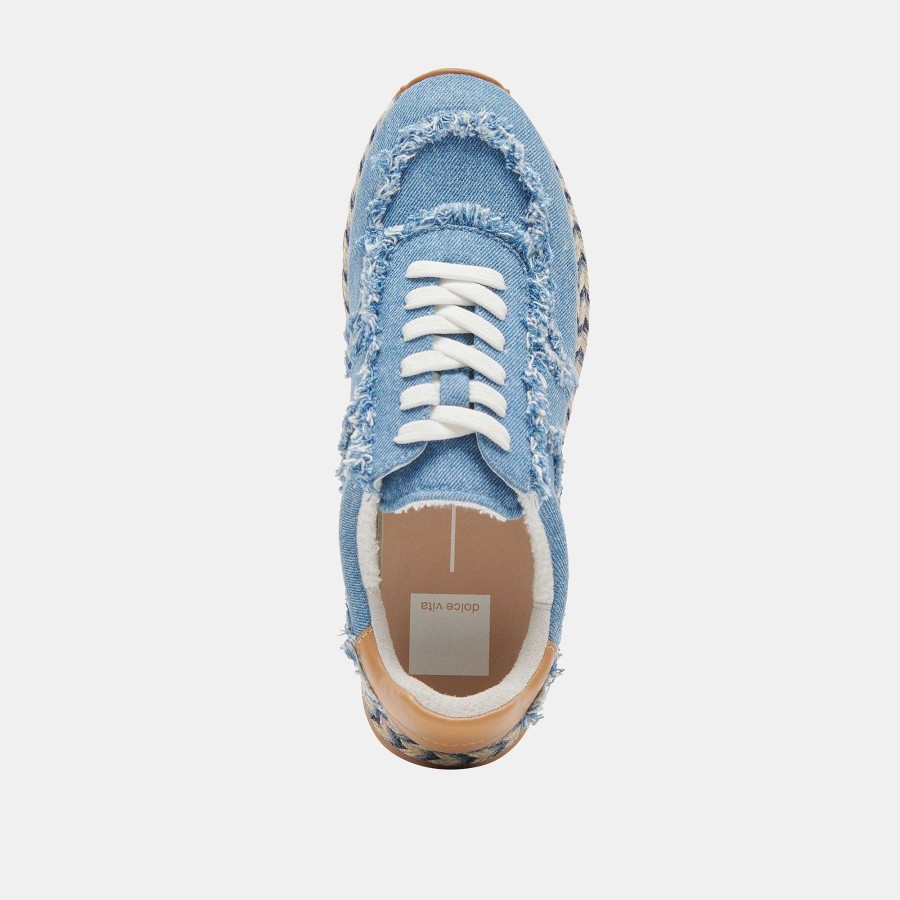 Tennis DOLCE VITA | Ayita Fray Blue Denim Sneakers