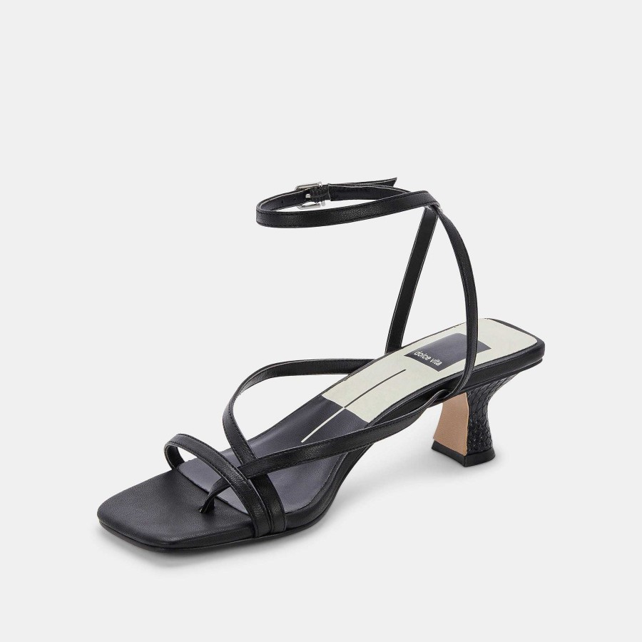 Jump DOLCE VITA | Baylor Black Leather Heels