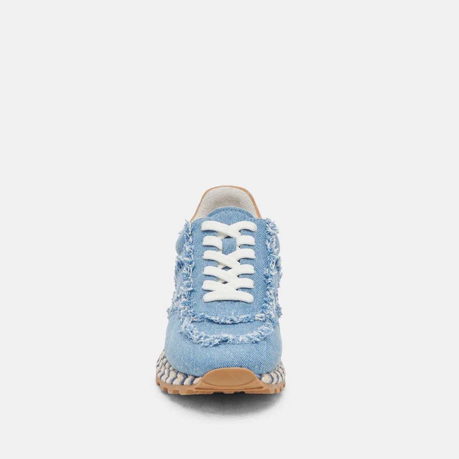 Tennis DOLCE VITA | Ayita Fray Blue Denim Sneakers