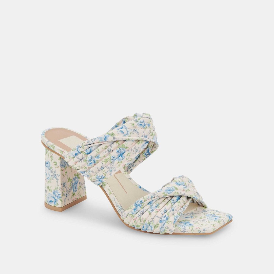 Jump DOLCE VITA | Pilton Blue Floral Stella Heels