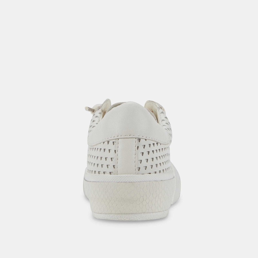 Tennis DOLCE VITA | White Perforated Zina Sneakers Perforated Leather