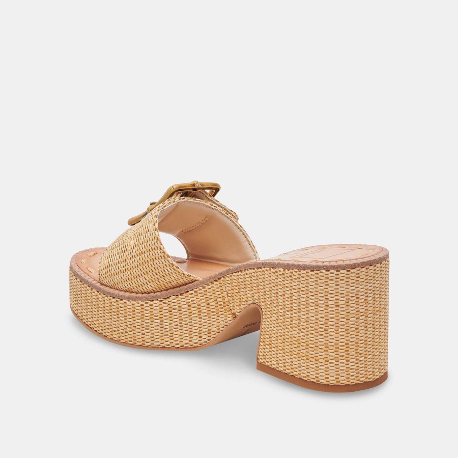 Jump DOLCE VITA | Era Heels Hot Natural Raffia