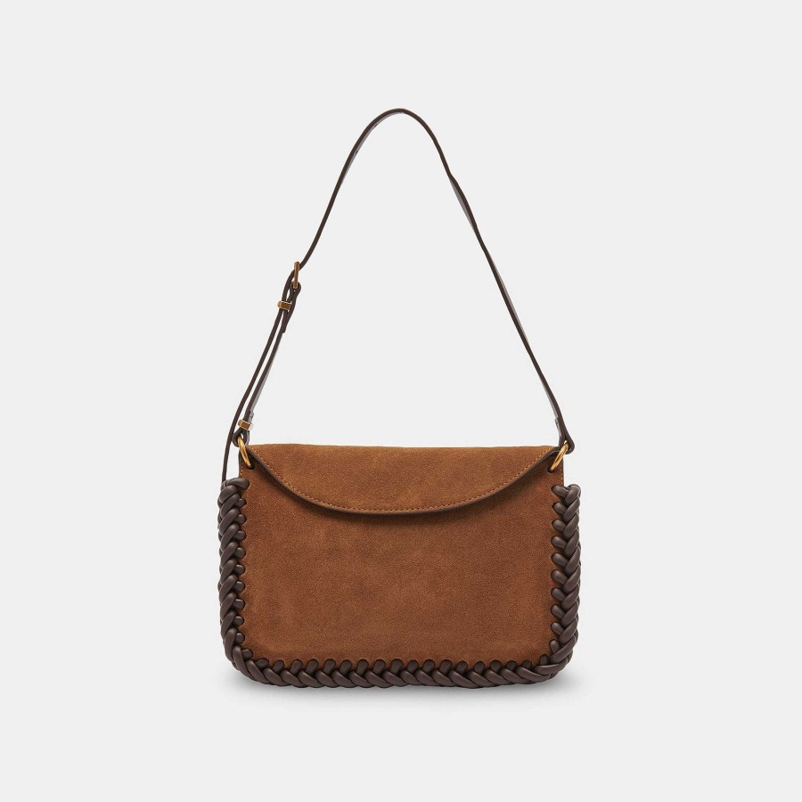 Scholarships DOLCE VITA | Harper Suede Tobacco Shoulder Bag