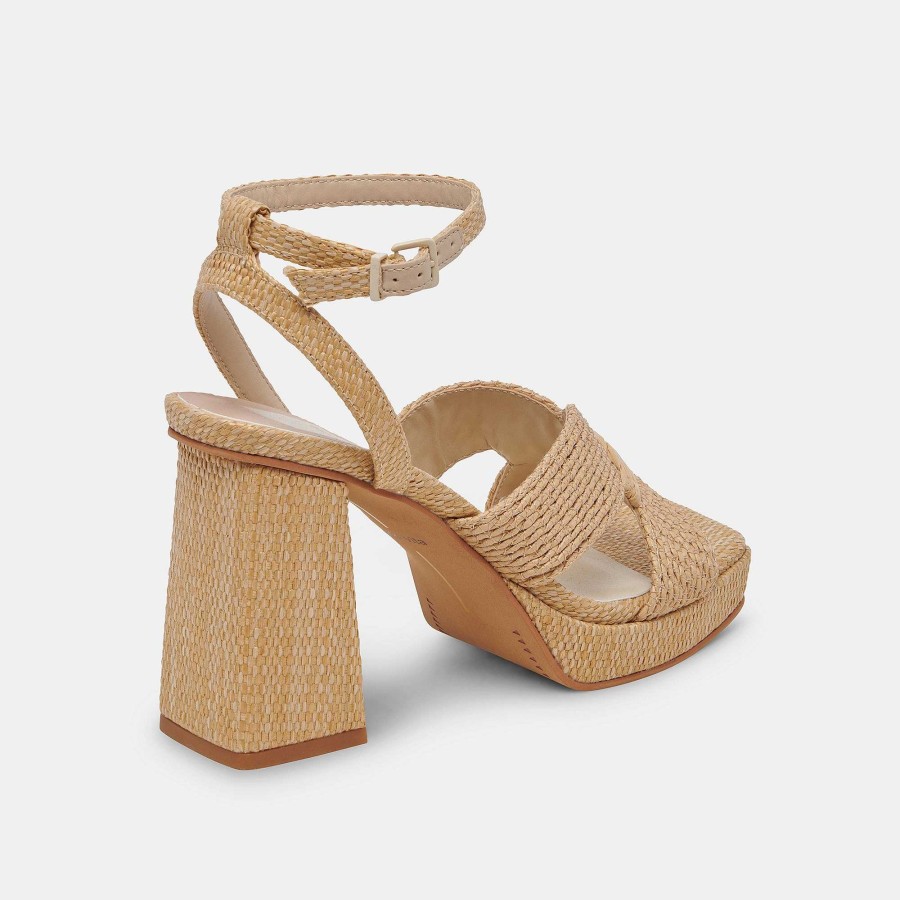 Jump DOLCE VITA | Aries Heels Lt Natural Raffia