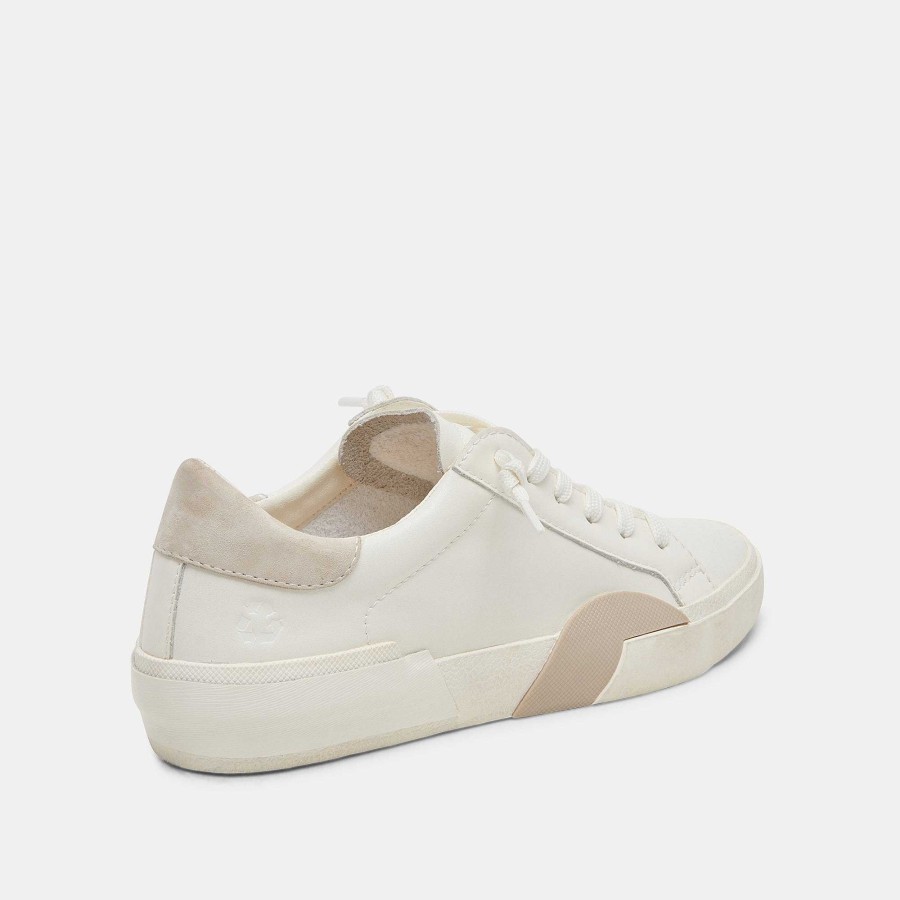 Tennis DOLCE VITA | Zina 360 White Recycled Natural Leather Sneakers