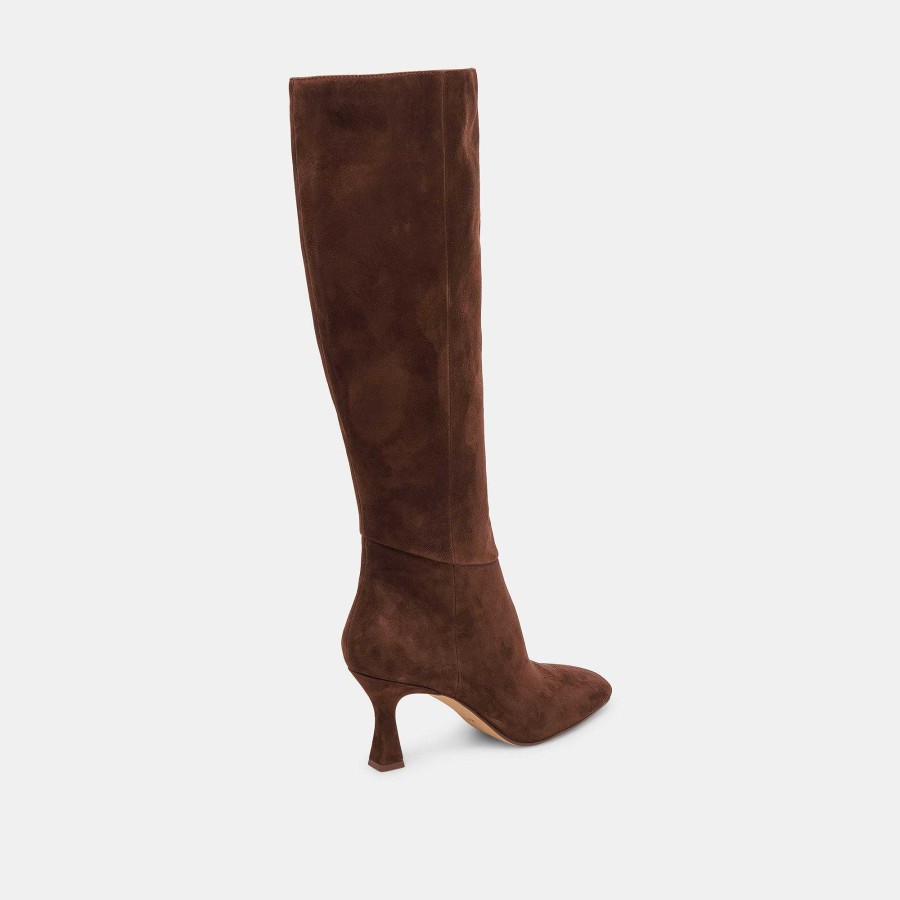 Boots And Boots DOLCE VITA | Gyra Dk Suede Boots Brown