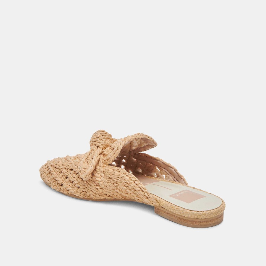 Sneakers And Moccasins DOLCE VITA | Flavor Flats Lt Natural Raffia