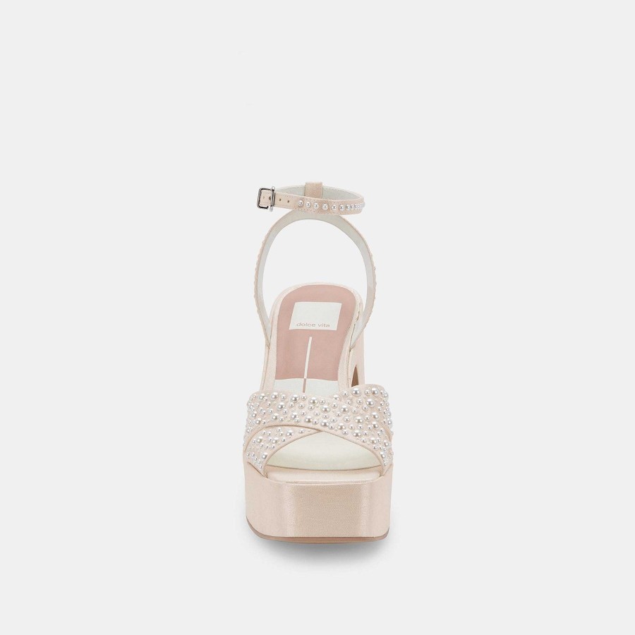 Jump DOLCE VITA | Wessi Perola Heels Pearls Vanilla