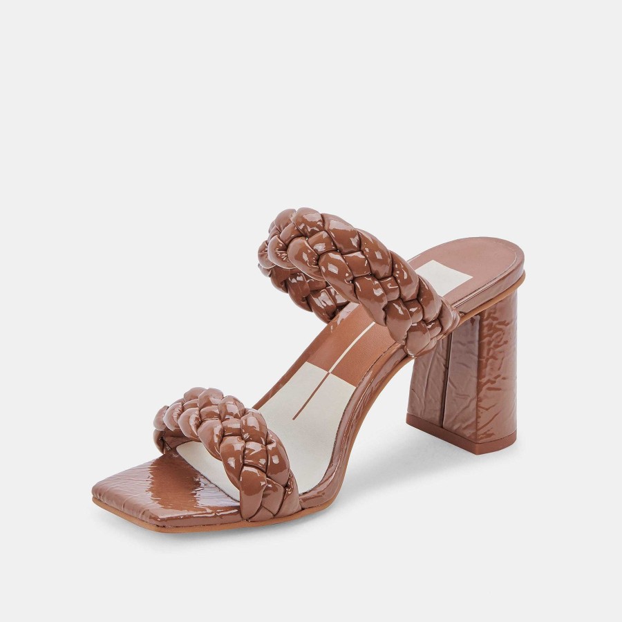 Jump DOLCE VITA | Paily Stella Patent Taupe Heels