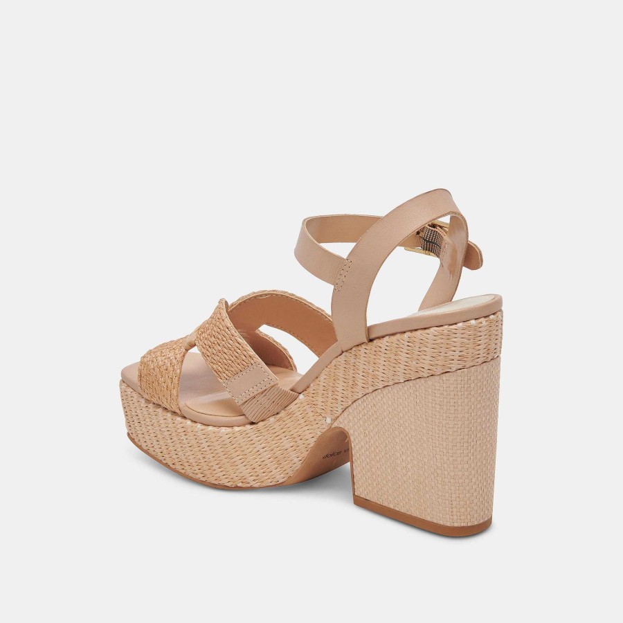 Jump DOLCE VITA | Cale Heels Lt Natural Raffia