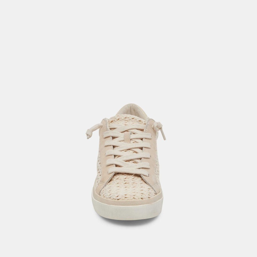 Tennis DOLCE VITA | Zina Sandstone Crochet Crochet Sneakers