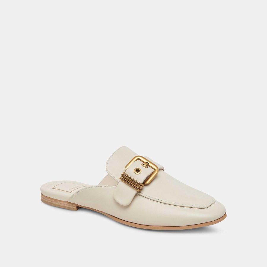 Sneakers And Moccasins DOLCE VITA | Santel Ivory Leather Sneakers